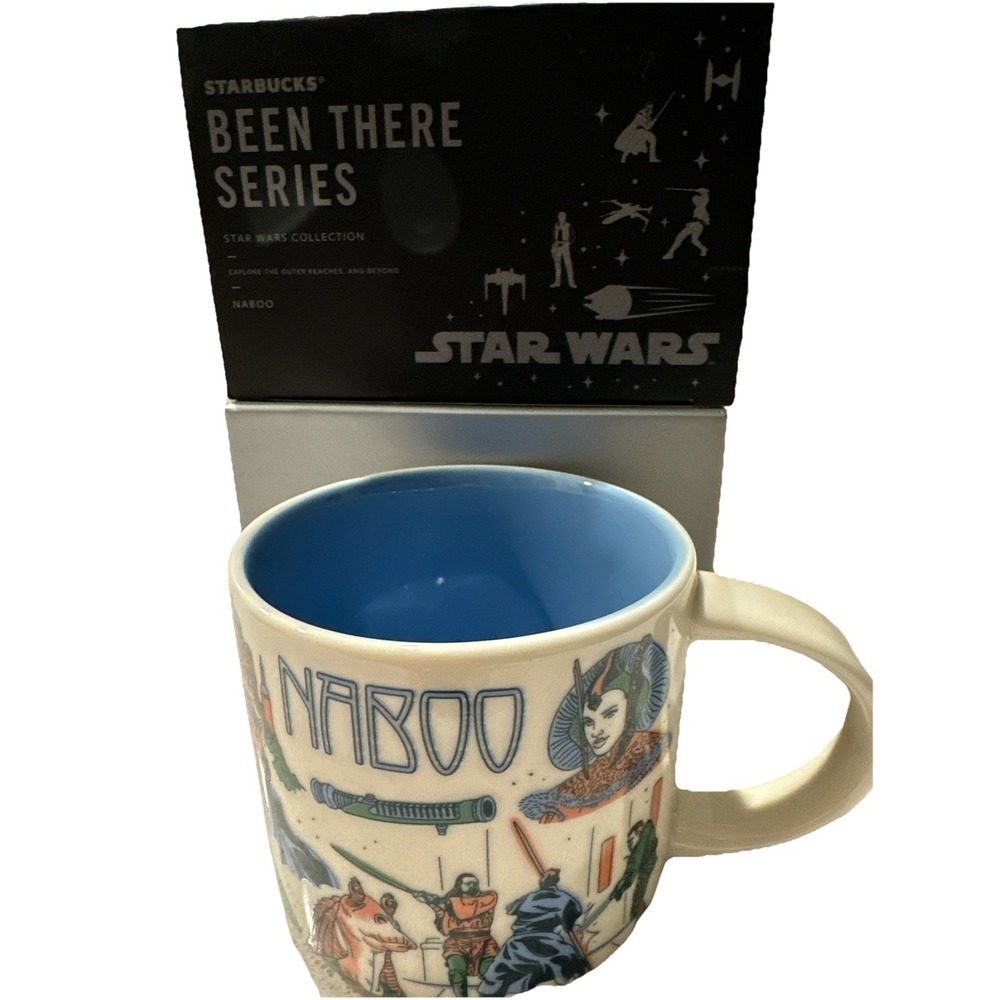 New With Box Starbucks Disney Star Wars Naboo Been There 14oz Ceramic coffee Mug